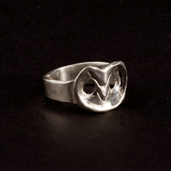 Fold form owl ring - Image 2